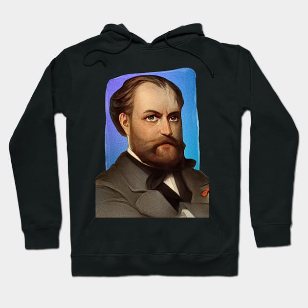 Czech Composer Antonín Dvořák illustration Hoodie by Litstoy 